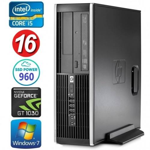 Hewlett-packard HP 8100 Elite SFF i5-750 16GB 960SSD GT1030 2GB DVD WIN7Pro image 1