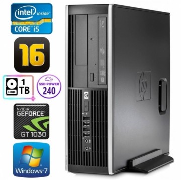 Hewlett-packard HP 8100 Elite SFF i5-750 16GB 240SSD+1TB GT1030 2GB DVD WIN7Pro