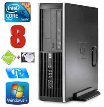 Hewlett-packard HP 8100 Elite SFF i5-650 8GB 120SSD+1TB DVD WIN10PRO/W7P