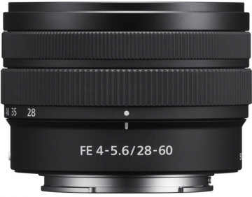 Sony FE 28-60mm f/4-5.6 lens, black