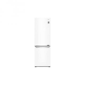 LG Холодильник GBB61SWJMN A++, Free standing, Combi, Height 186 cm, No Frost system, Fridge net capacity 234 L, Freezer net capacity 107 L, Display, 36 dB, White