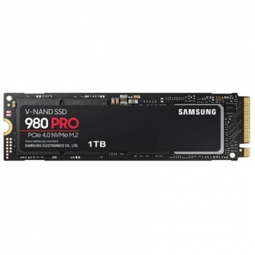 Samsung 980 PRO 1000 GB, SSD interface M.2 NVME, Write speed 5000 MB/s, Read speed 7000 MB/s