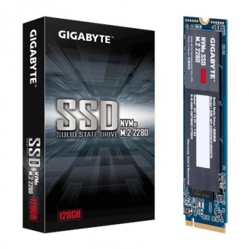 Gigabyte SSD GP-GSM2NE3128GNTD 128 GB, SSD form factor M.2 2280, SSD interface M.2 NVME, Write speed 550 MB/s, Read speed 1550 MB/s
