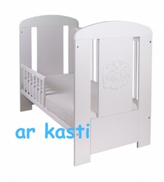 Gulta-tahta Drewex BEAR PREMIUM balta ar kasti
