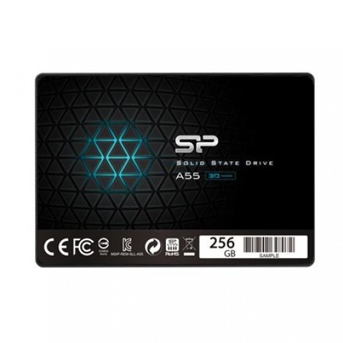 Silicon Power A55 256 GB, SSD form factor 2.5", SSD interface SATA, Write speed 450 MB/s, Read speed 550 MB/s image 1