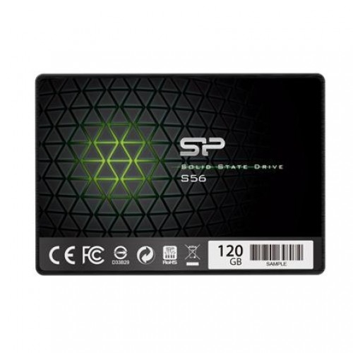 Silicon Power S56 120 GB, SSD form factor 2.5", SSD interface SATA, Write speed 530 MB/s, Read speed 560 MB/s image 1