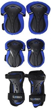 GLOBBER elbow and knee pads PROTECTIVE JUNIOR  NAVY BLUE XS RANGE B ( 25-50KG ), 541-100