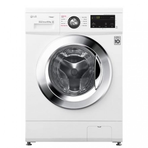 LG Washing machine F2J3WY5WE A+++-30%, Front loading, Washing capacity 6.5 kg, 1200 RPM, Depth 44 cm, Width 60 cm, Display, LED, Steam function, Direct drive, White image 1