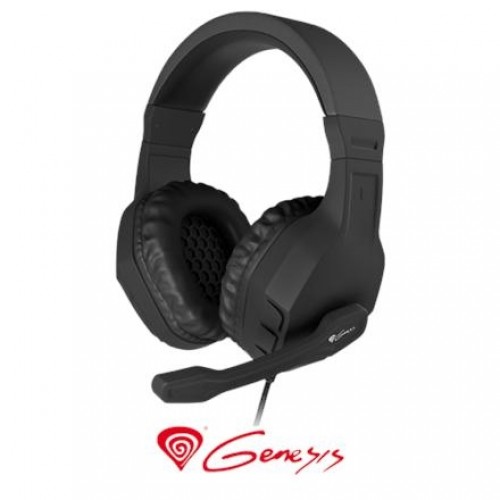 Genesis  Gaming Headset Argon 200, 2 x 3 pin 3,5 mm stereo mini-jack, NSG-0902, Black, Wired, Built-in microphone image 1