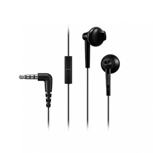 Panasonic Headphones RP-TCM55E-K In-ear, 3.5mm (1/8 inch), Microphone, Black, image 1