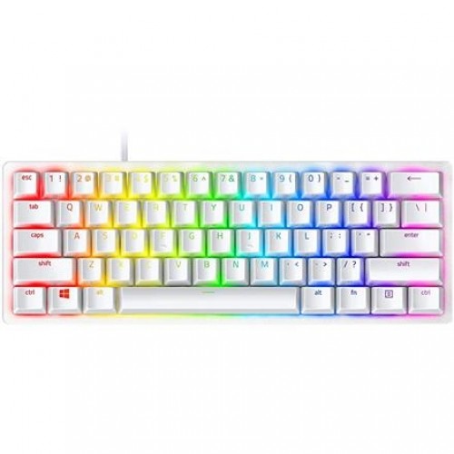 Razer Huntsman Mini 60%, Gaming Keyboard, Optical, US, Mercury, Wired image 1