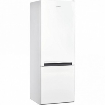 INDESIT Refrigerator LI6 S1E X Energy efficiency class F, Free standing, Combi, Height 158.8 cm, Fridge net capacity 197 L, Freezer net capacity 75 L, 39 dB, Inox