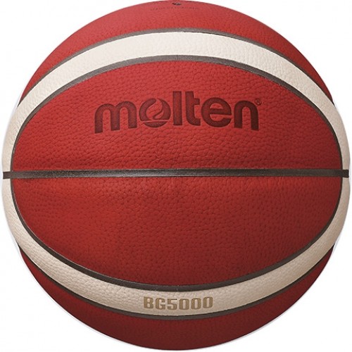 Баскетбольный мяч для TOP соревнование MOLTEN B6G5000 FIBA премиум-класса кожа pазмер 6 image 2