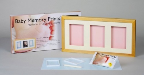 Baby Memory Print BMP frame and print trio, wood color, bmp.052 image 1