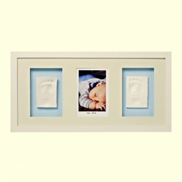 Baby Memory Print BMP frame and print trio, white, bmp.050