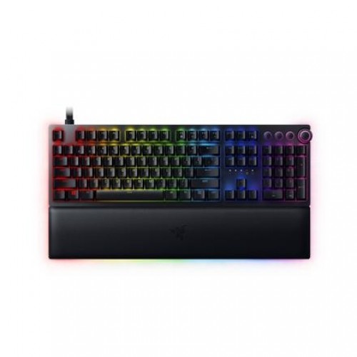 Razer Huntsman V2, Optical Gaming Keyboard, RGB LED light, Russian, Black, Wired image 1