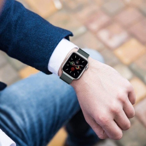 Tech-Protect ремешок для часов MilaneseBand Apple Watch 42/44mm, черный image 1