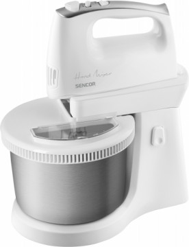 Hand  mixer with a rotating bowl Sencor SHM6206SS