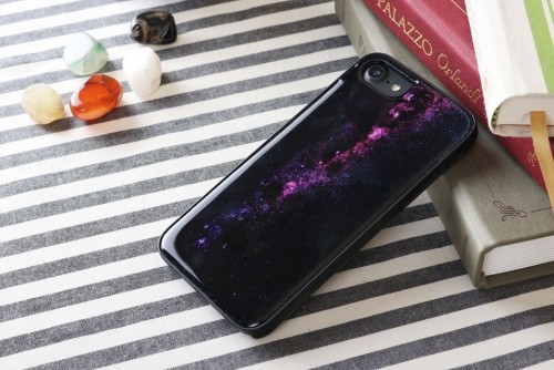iKins case for Apple iPhone 8/7 milky way black image 2