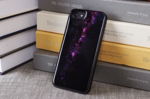 iKins case for Apple iPhone 8/7 milky way black image 3