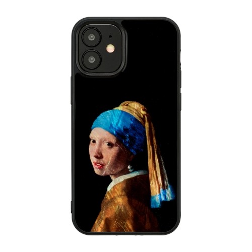 iKins case for Apple iPhone 12 mini girl with a pearl earring image 1