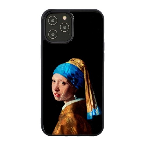 iKins case for Apple iPhone 12/12 Pro girl with a pearl earring image 1