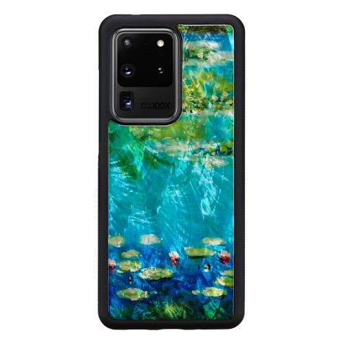 iKins case for Samsung Galaxy S20 Ultra water lilies black image 1