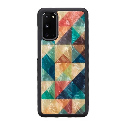 iKins case for Samsung Galaxy S20 mosaic black image 1