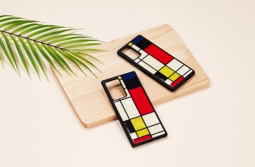 iKins case for Samsung Galaxy Note 20 Ultra mondrian black image 4