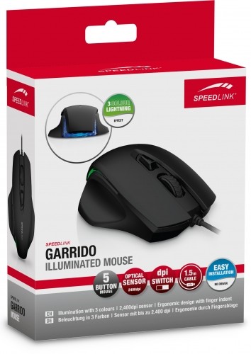 Speedlink мышка Garrido (SL-610006-BK) image 3