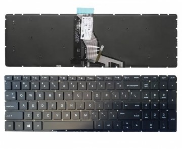 Keyboard HP 250 G6, 255 G6, 256 G6, 258 G6, 15-BS with backlight (US)
