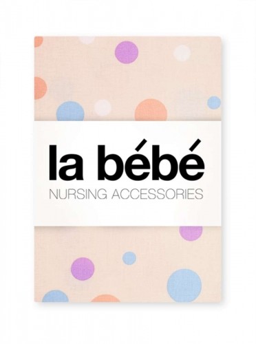 La Bebe™ Set 100x140//105x150/40x60  Art.111518 Dots Комплект детского постельного белья из 3х частей 100x140 image 1