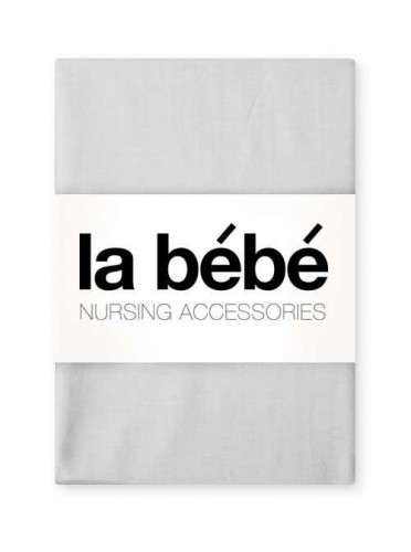 La Bebe™ Set 100x135/40x60 Art.37757 Light Grey Gultas veļas komplekts 2-daļīgs 100x135cm image 1