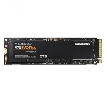 Samsung 970 Evo Plus 2000 GB, SSD interface M.2 NVME, Write speed 3300 MB/s, Read speed 3500 MB/s