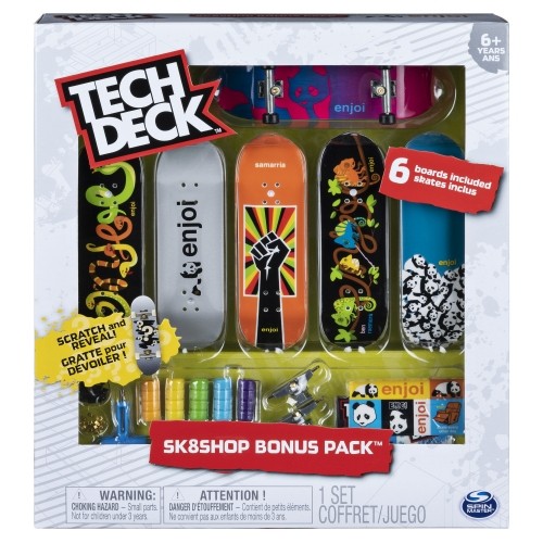 Techdeck TECH DECK skrituļdēļa komplekts Bonus Sk8 Shop, 6 gab, sortimentu, 6028845 image 3