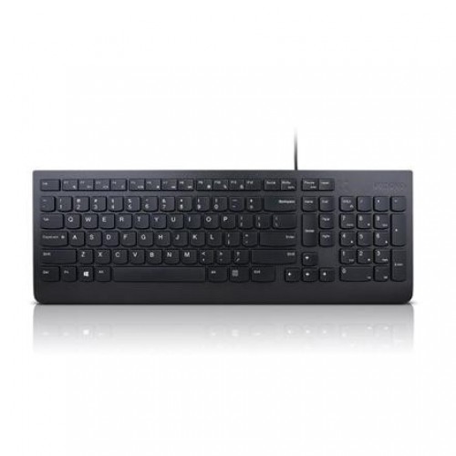 Lenovo Essential Wired Keyboard  Wired via USB-A, Keyboard layout US Euro, Black image 1