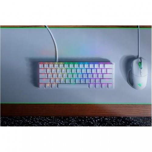 Razer Huntsman Mini, Gaming keyboard, RGB LED light, US, Mercury White, Wired image 1