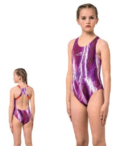 Aquafeel meiteņu kopējais sporta peldkostīms image 1