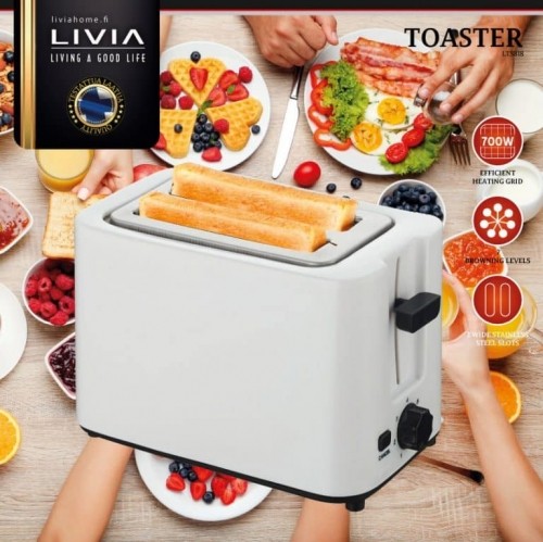 Toaster Livia LTS818W image 2