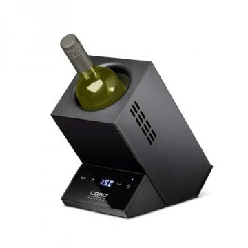 Caso WineCase one Black, Wine cooler for one bottle, Black