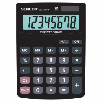 SENCOR Galda kalkulators. 8 ciparu displejs