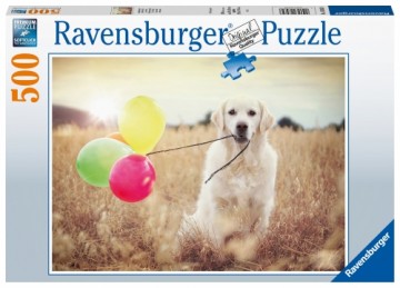 RAVENSBURGER puzle Happy Retriever, 500gab., 16585