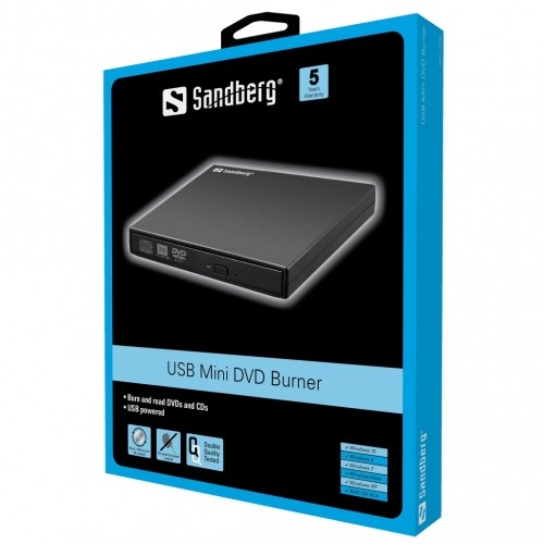 Sandberg 133-66 USB Mini DVD Burner image 2