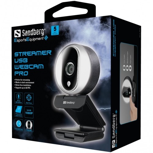 Sandberg 134-12 Streamer USB Webcam Pro image 5