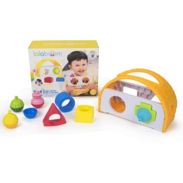 LALABOOM shape sorter with 8 pcs beads, BL810