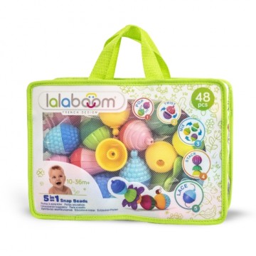 LALABOOM beads and accessories in zipper bag, 48 pcs., BL460