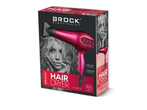 Brock Electronics BROCK Фен для сушки волос HD 9501 PK image 2