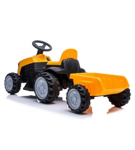 Traktors ar piekabi un akumulatoru TR-1908T yellow (4186) image 4