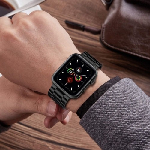 Tech-Protect ремешок для часов Stainless Apple Watch 42/44 мм, черный image 1