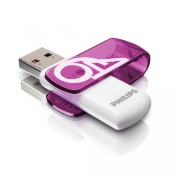 Philips USB 2.0 Flash Drive Vivid Edition (violeta) 64GB